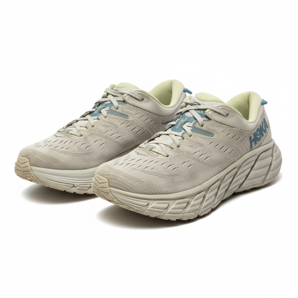 🏃♂️ HOKA Gaviota 4 Men’s Running Shoes | Gray / Blue | Size 12D